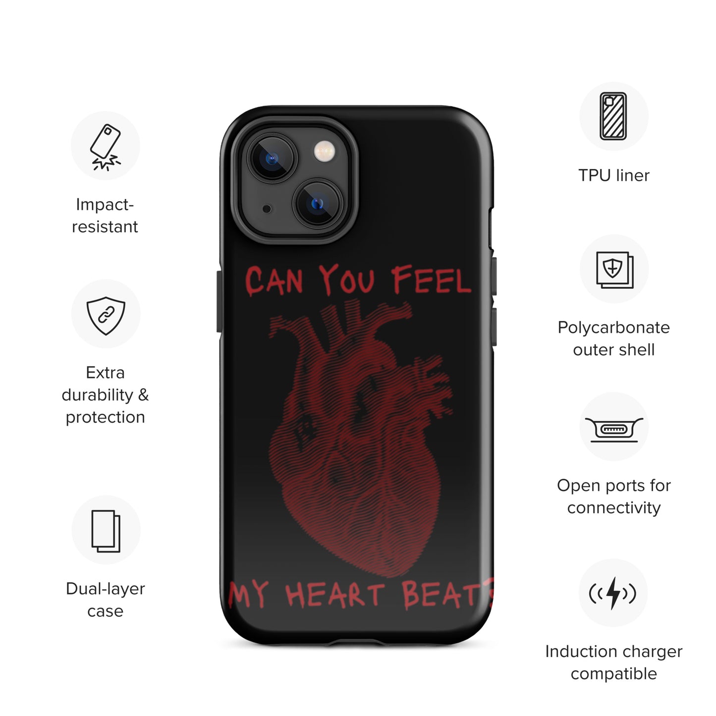 HEARTBEAT TOUGH CASE FOR iPhone®