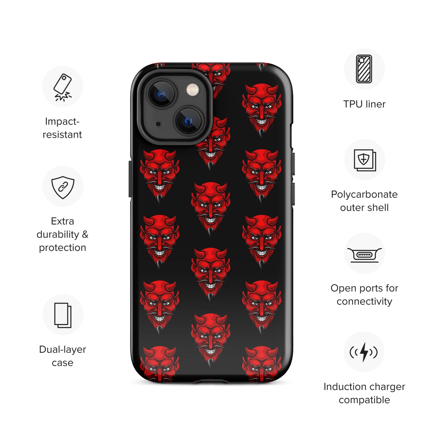 RED DEVIL TOUGH CASE FOR iPhone®