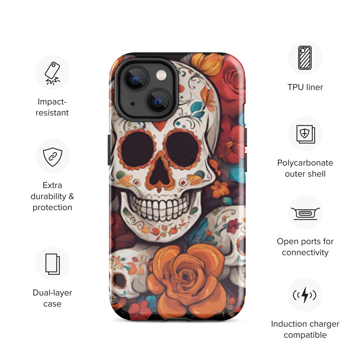 DIA DE LOS MUERTOS TOUGH CASE FOR iPhone®