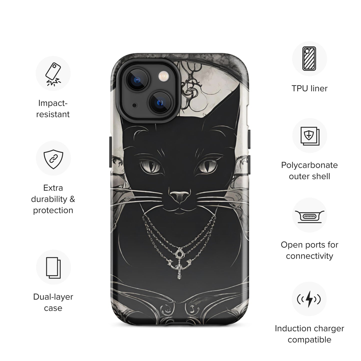 BLACK CAT FEVER TOUGH CASE FOR iPhone®