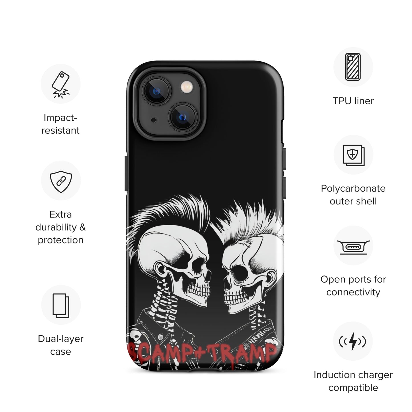 SCAMP+TRAMP TOUGH CASE FOR iPhone®