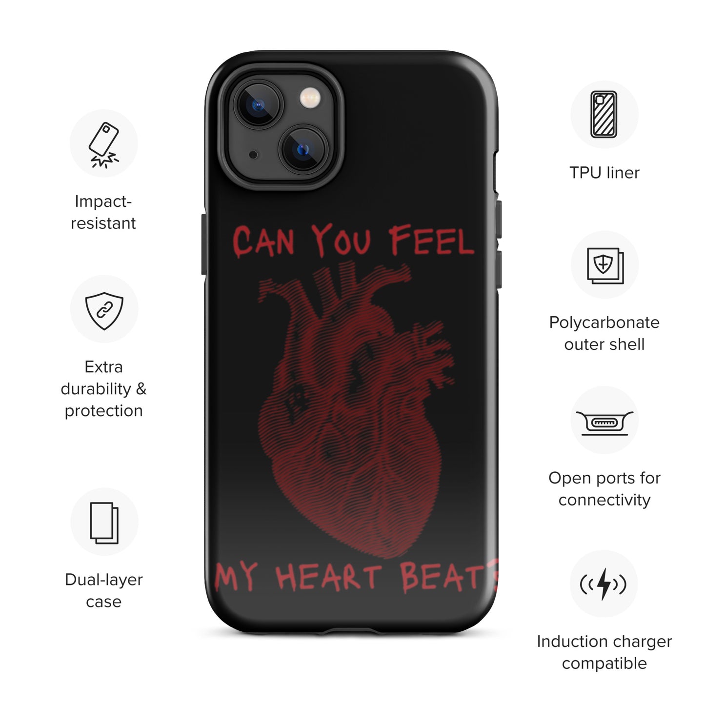 HEARTBEAT TOUGH CASE FOR iPhone®