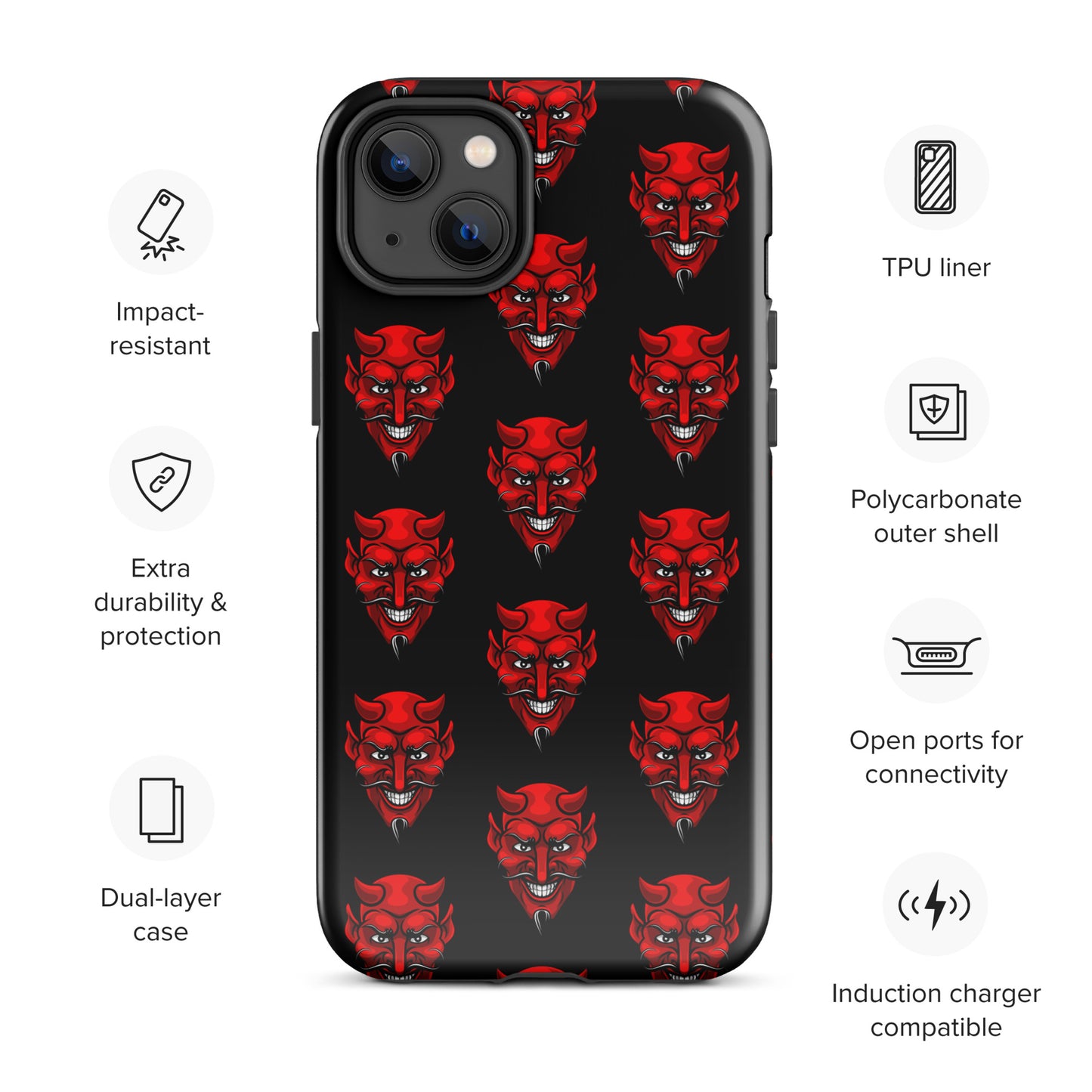 RED DEVIL TOUGH CASE FOR iPhone®