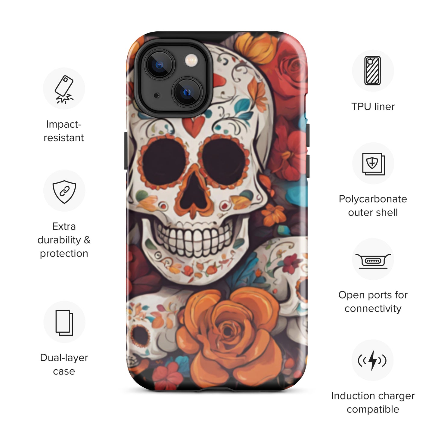 DIA DE LOS MUERTOS TOUGH CASE FOR iPhone®