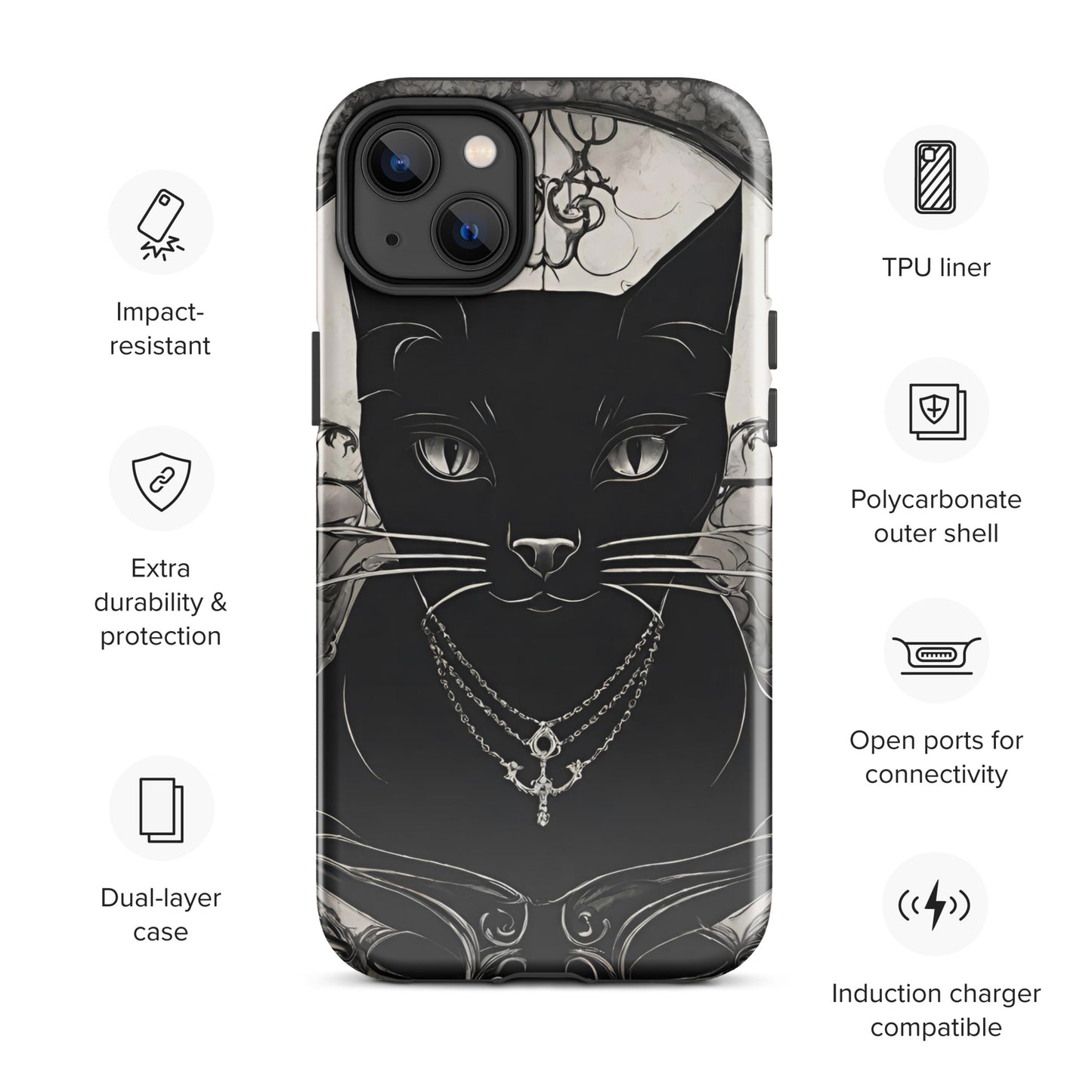 BLACK CAT FEVER TOUGH CASE FOR iPhone®