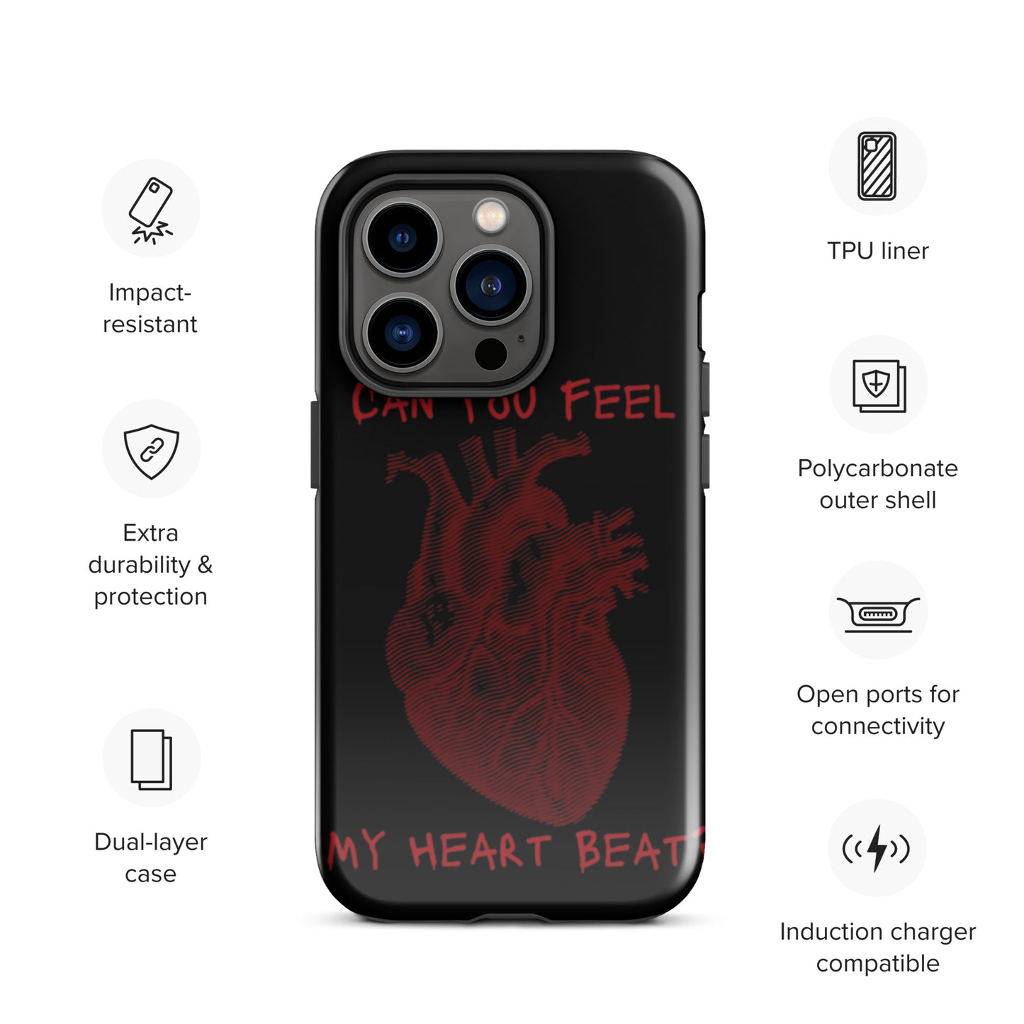HEARTBEAT TOUGH CASE FOR iPhone®