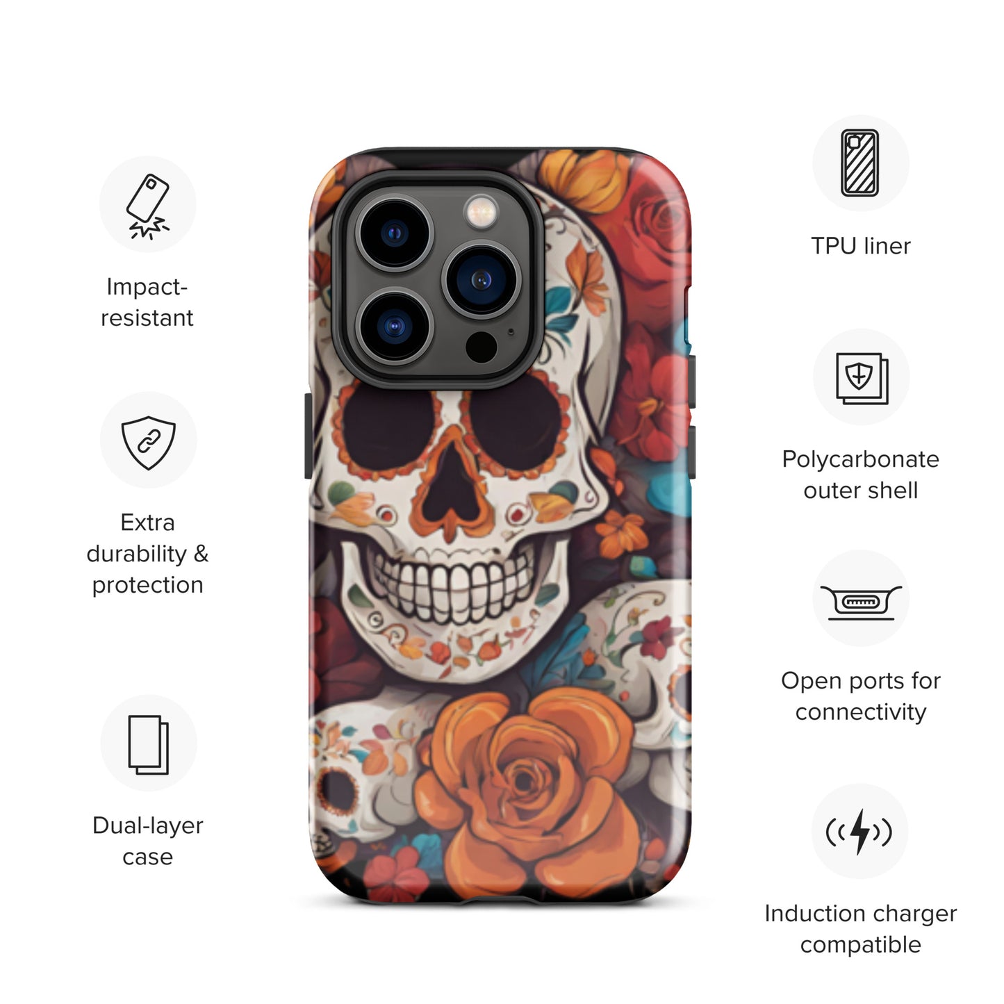 DIA DE LOS MUERTOS TOUGH CASE FOR iPhone®