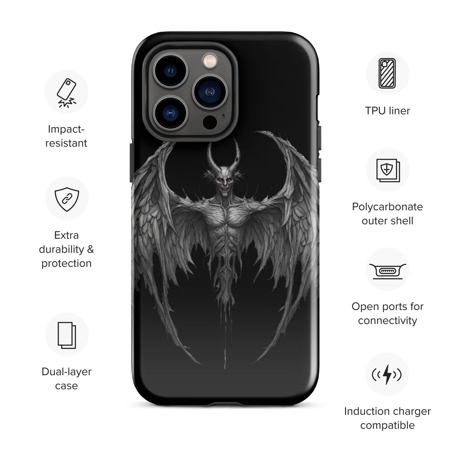 WINGED DEMON TOUGH CASE FOR iPhone®