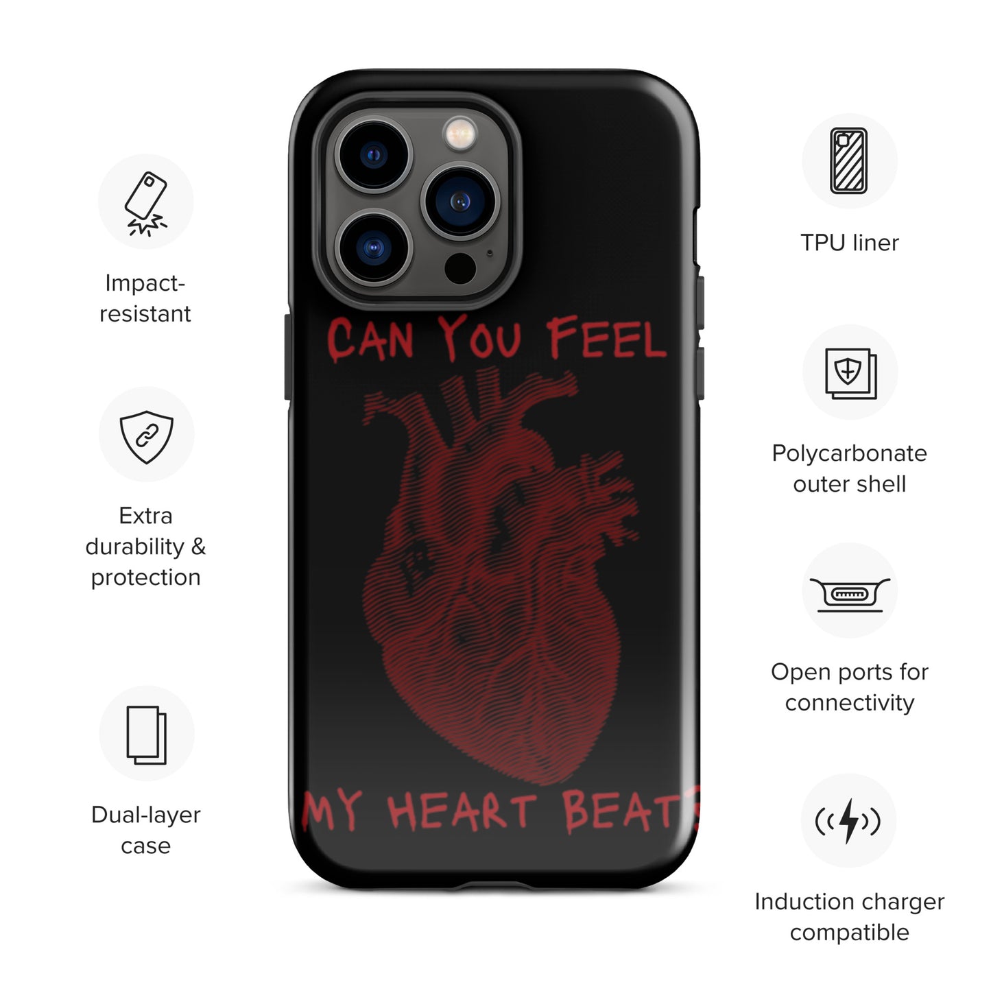 HEARTBEAT TOUGH CASE FOR iPhone®