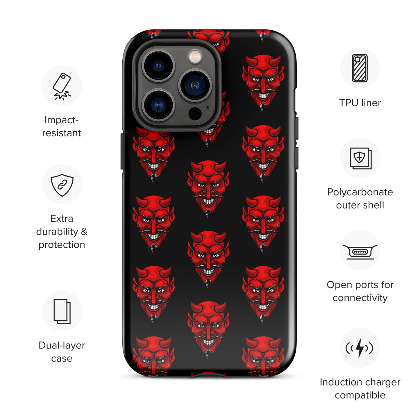 RED DEVIL TOUGH CASE FOR iPhone®