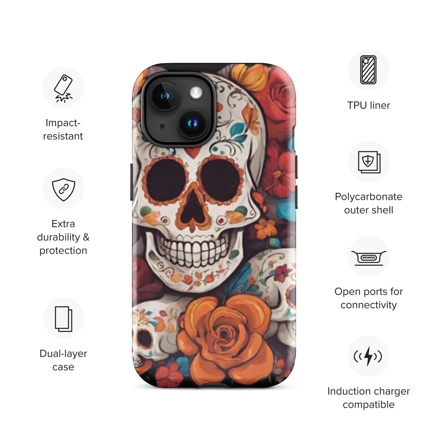 DIA DE LOS MUERTOS TOUGH CASE FOR iPhone®