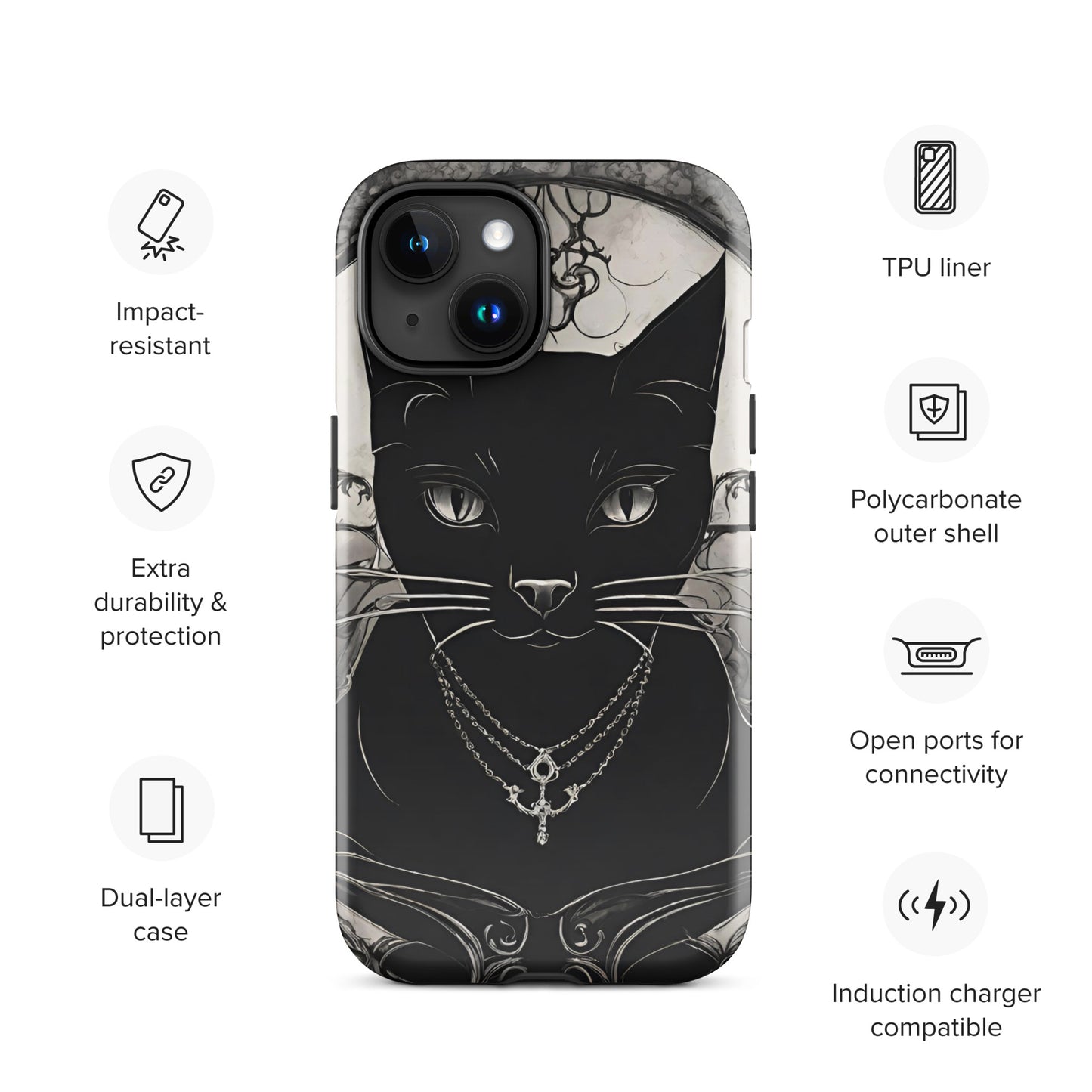 BLACK CAT FEVER TOUGH CASE FOR iPhone®
