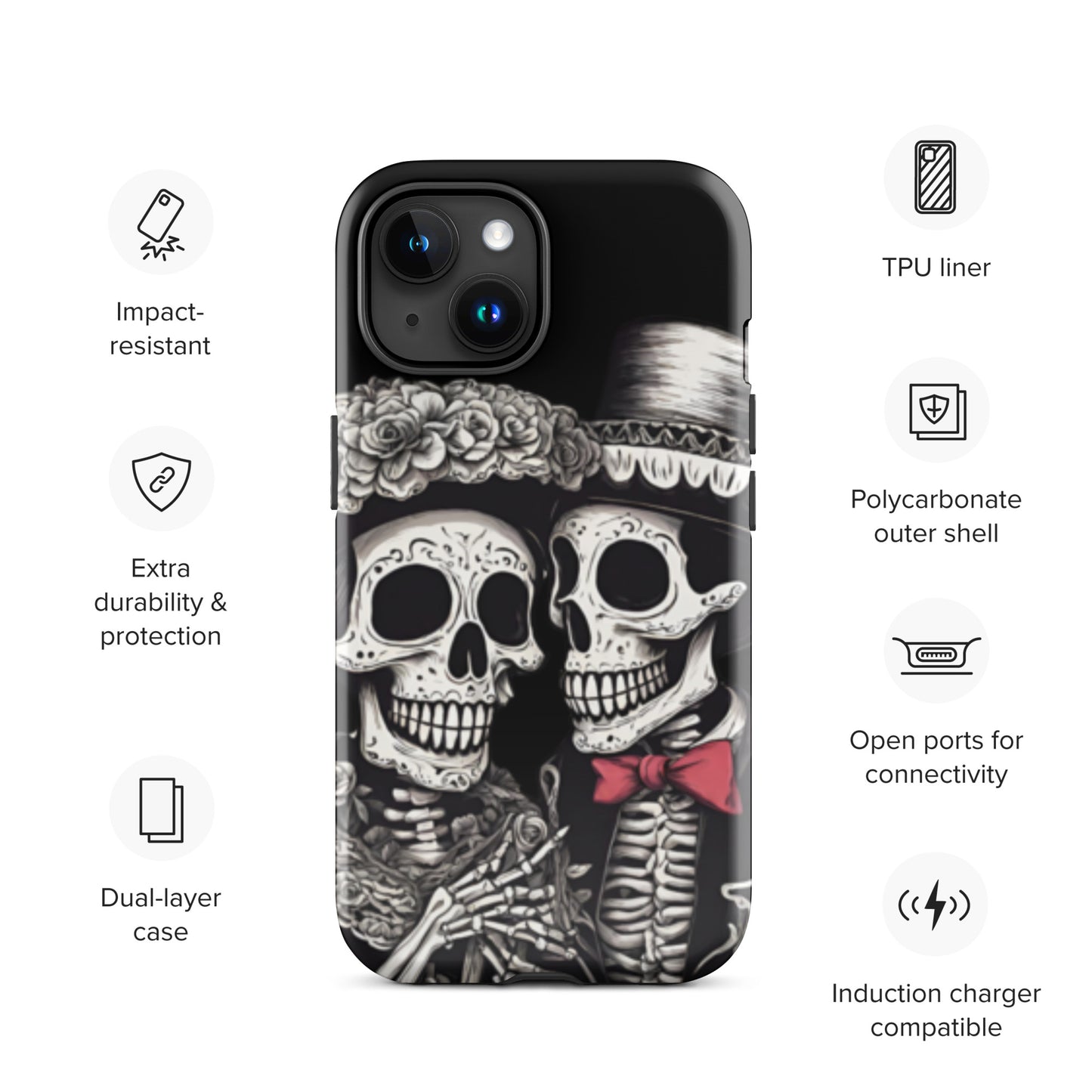 LOVE YOU TO DEATH TOUGH CASE FOR iPhone®