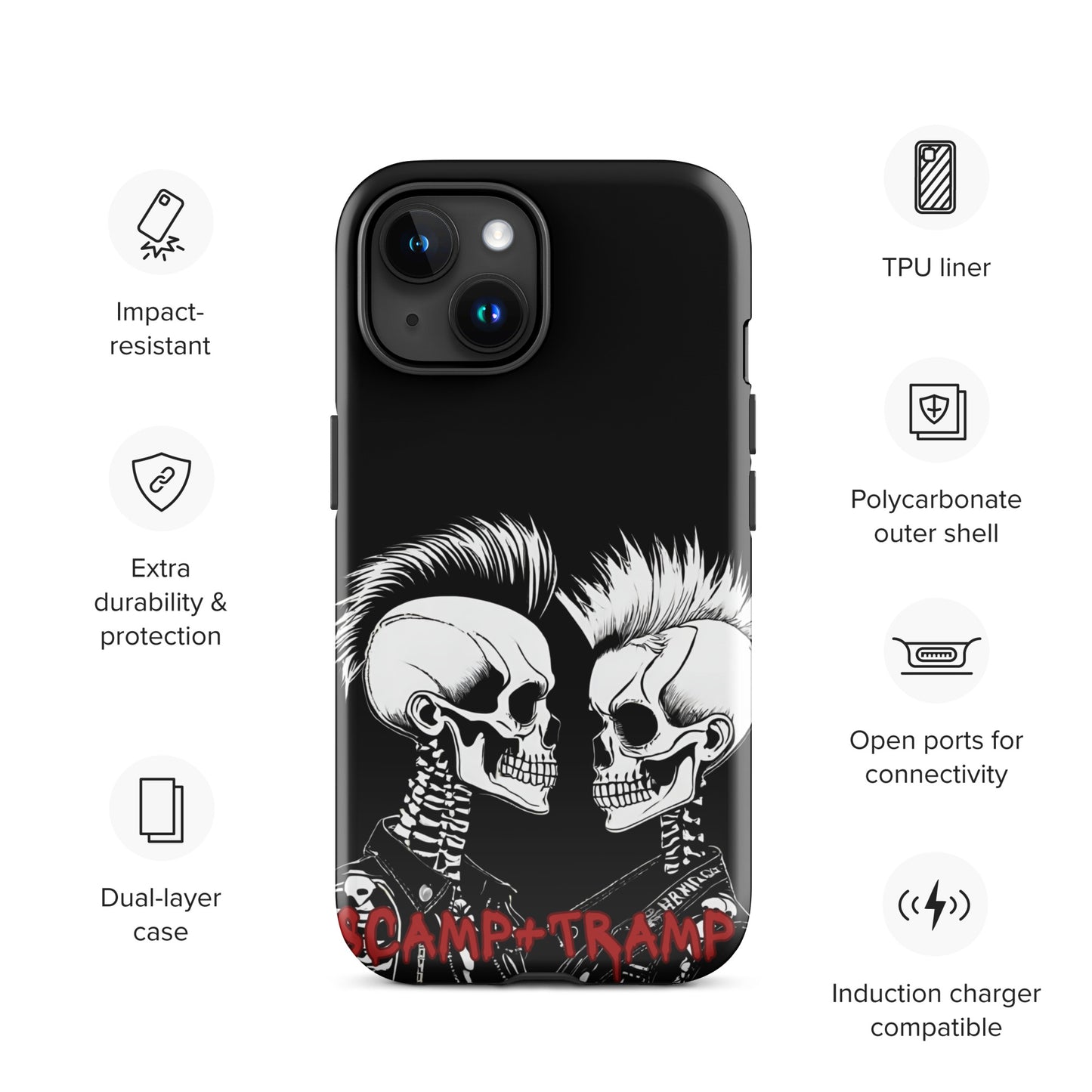 SCAMP+TRAMP TOUGH CASE FOR iPhone®
