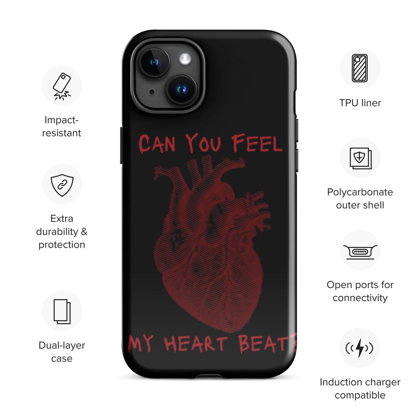 HEARTBEAT TOUGH CASE FOR iPhone®