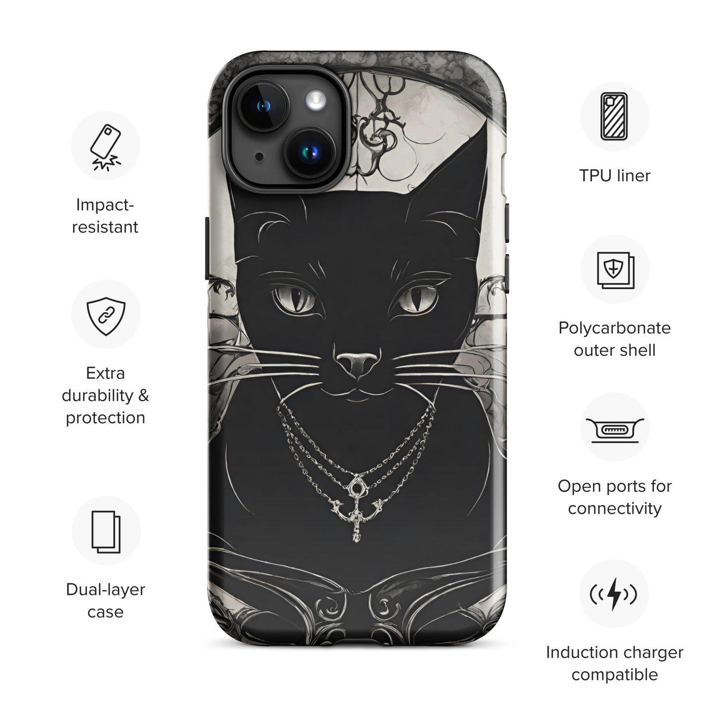 BLACK CAT FEVER TOUGH CASE FOR iPhone®