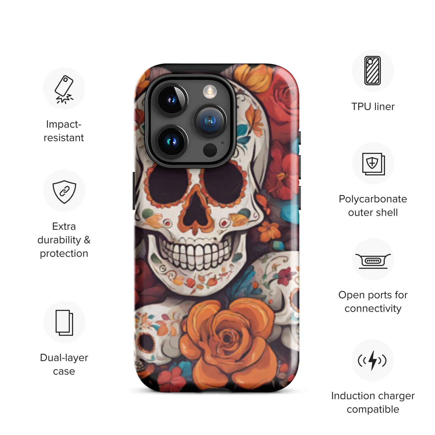 DIA DE LOS MUERTOS TOUGH CASE FOR iPhone®