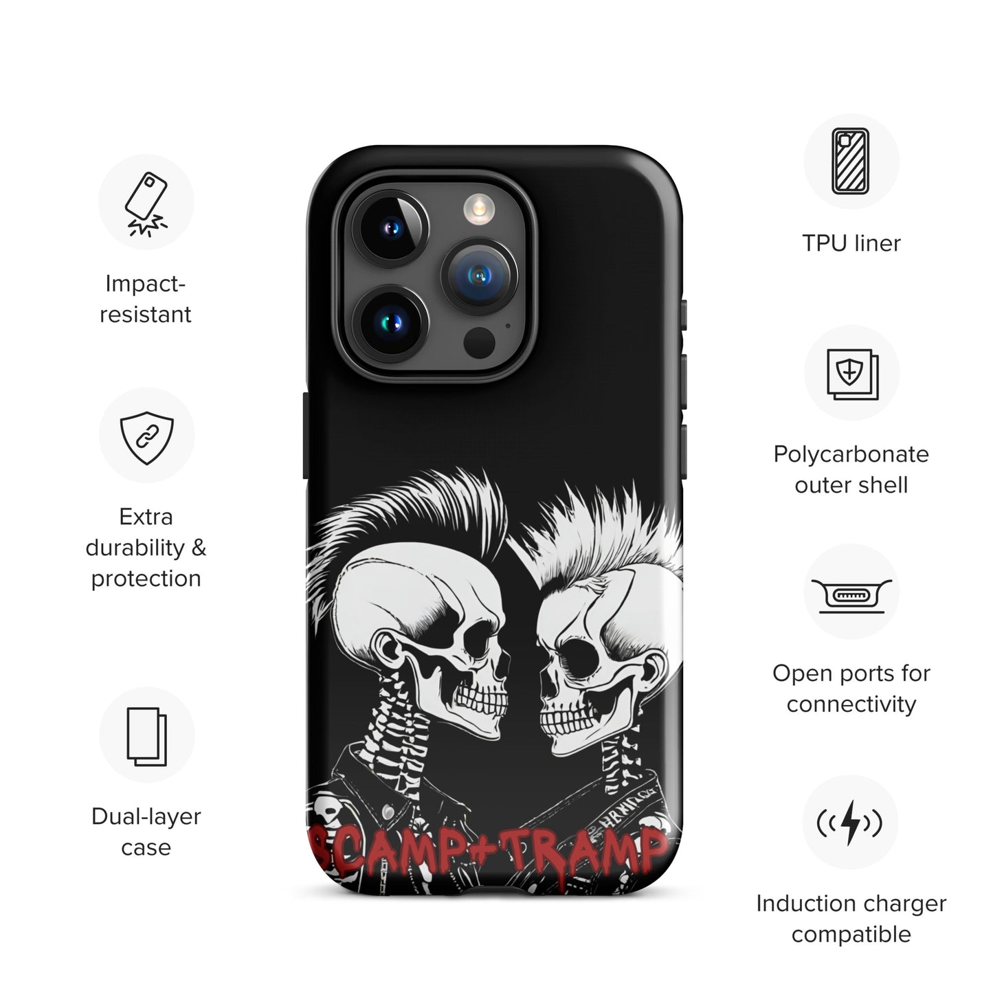 SCAMP+TRAMP TOUGH CASE FOR iPhone®