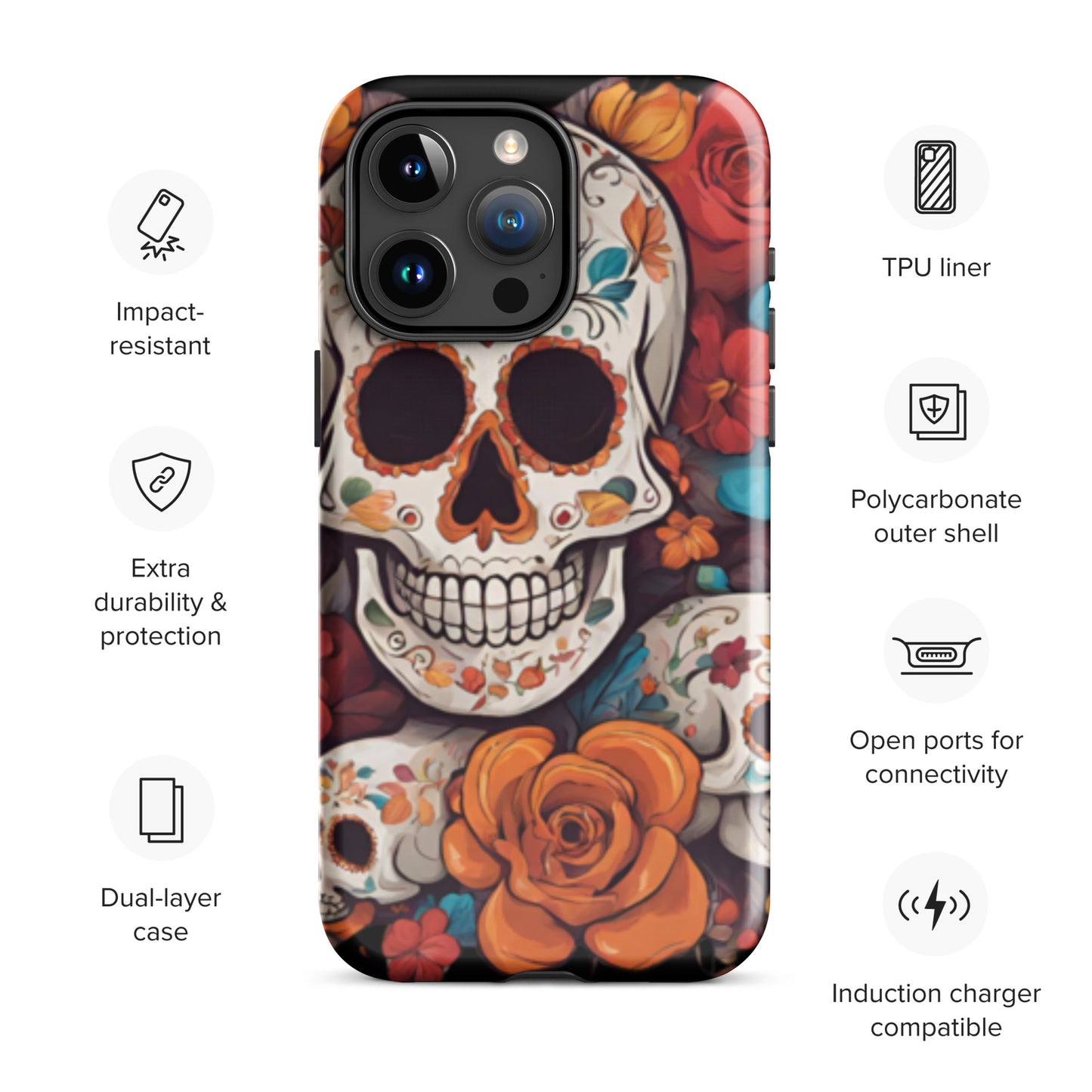 DIA DE LOS MUERTOS TOUGH CASE FOR iPhone®