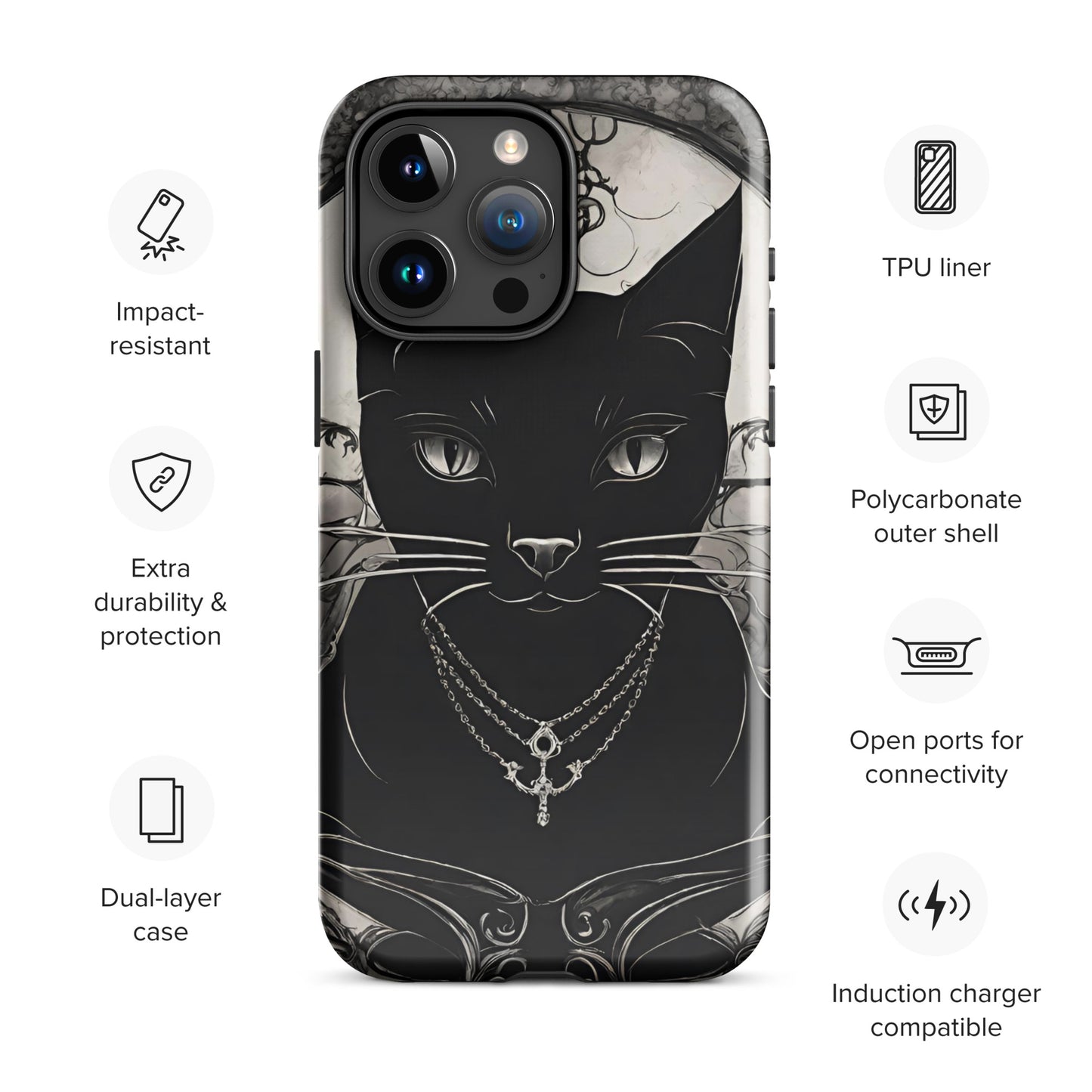 BLACK CAT FEVER TOUGH CASE FOR iPhone®