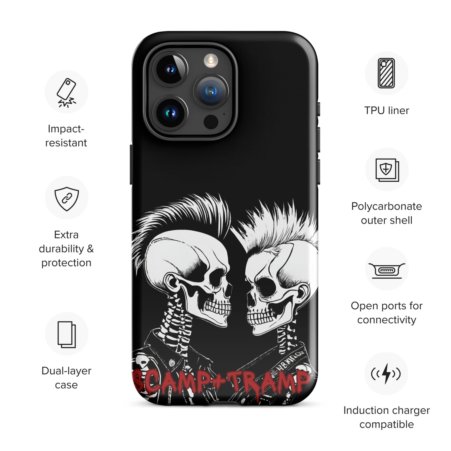 SCAMP+TRAMP TOUGH CASE FOR iPhone®