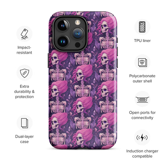 BENNET'S PINK SKELETON TOUGH CASE FOR iPhone®