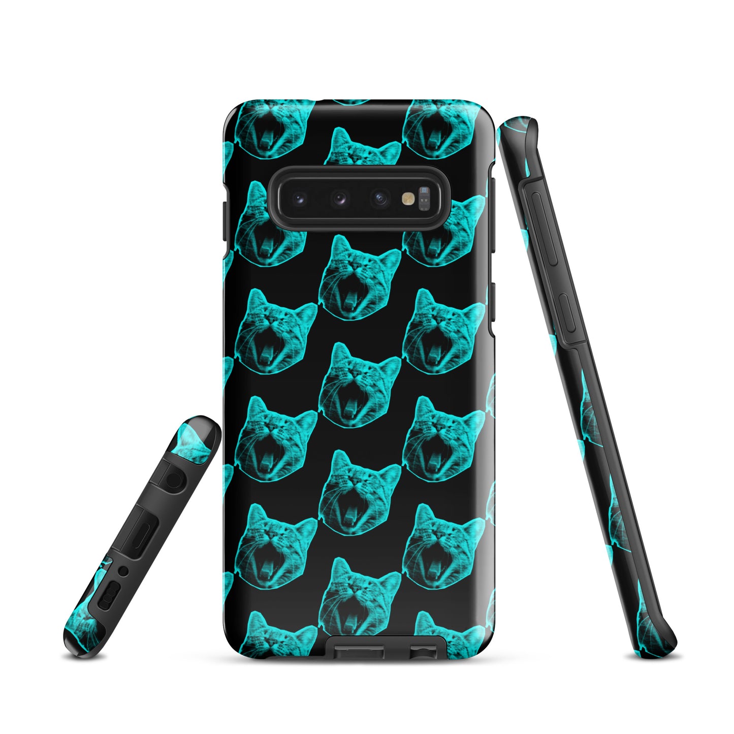 ELECTRIC BLUE CAT TOUGH CASE FOR Samsung®