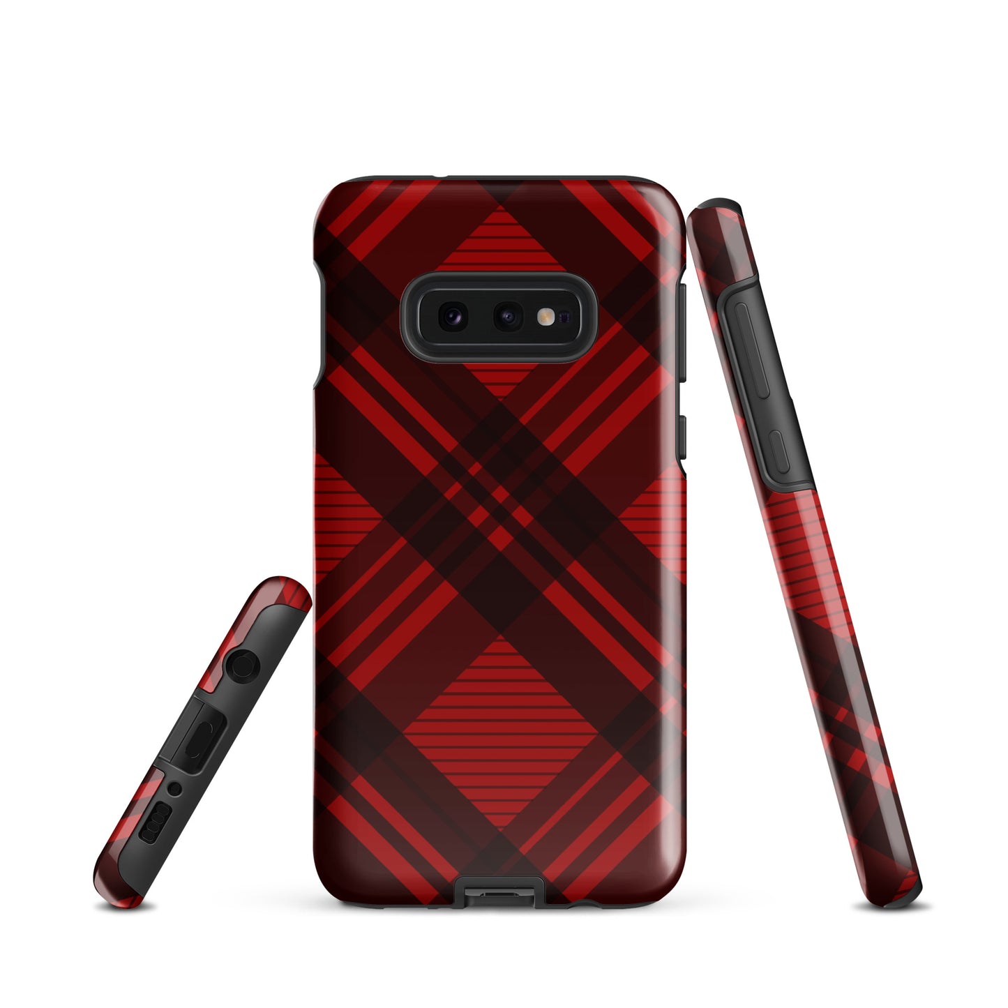 RED PLAID TOUGH CASE FOR Samsung®
