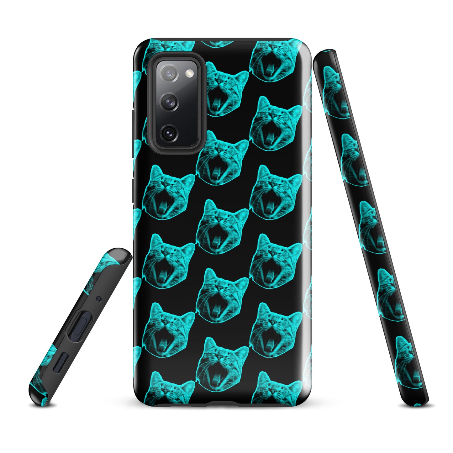 ELECTRIC BLUE CAT TOUGH CASE FOR Samsung®