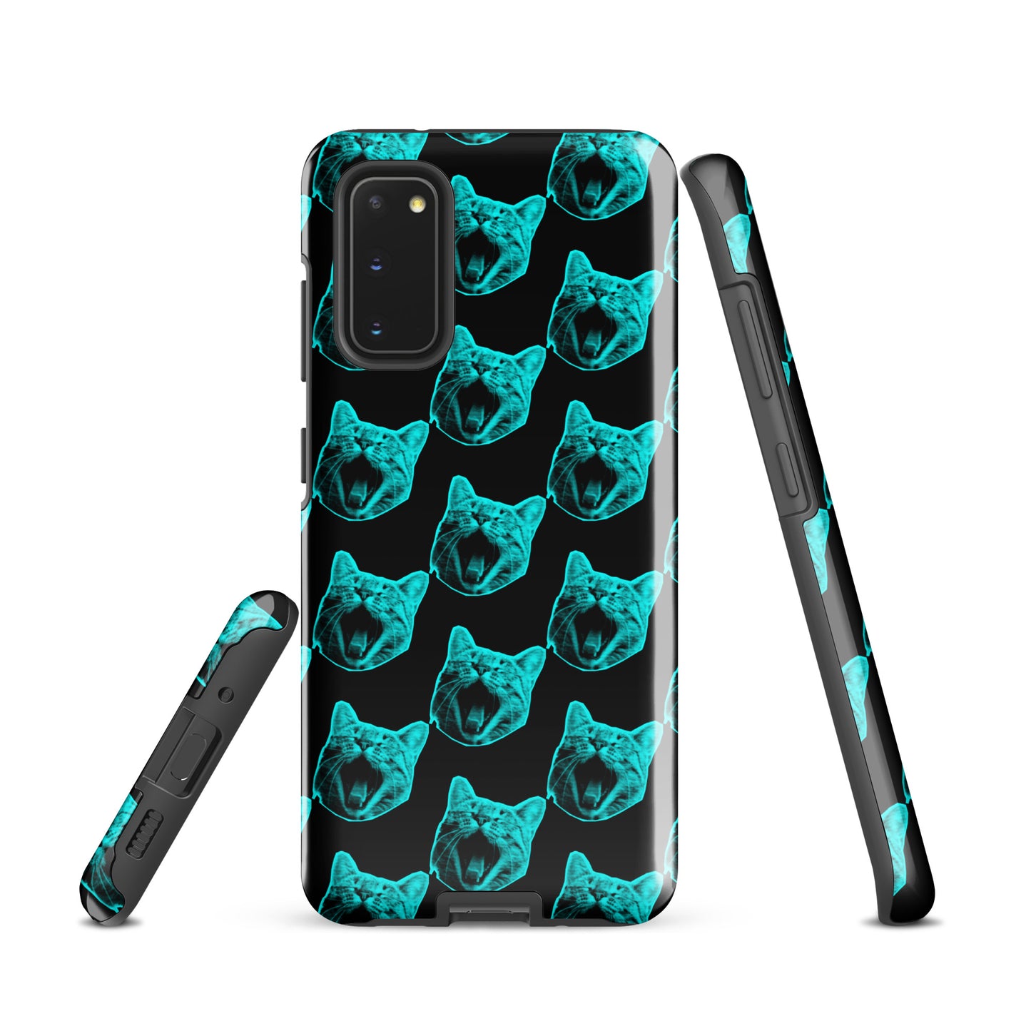 ELECTRIC BLUE CAT TOUGH CASE FOR Samsung®