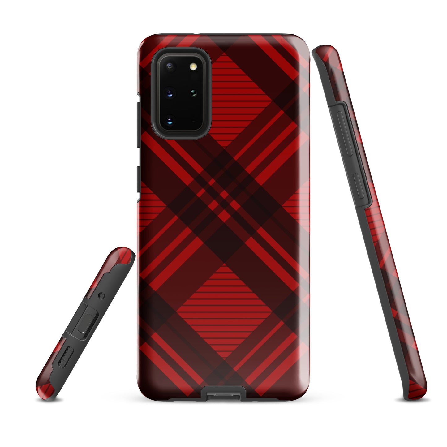 RED PLAID TOUGH CASE FOR Samsung®