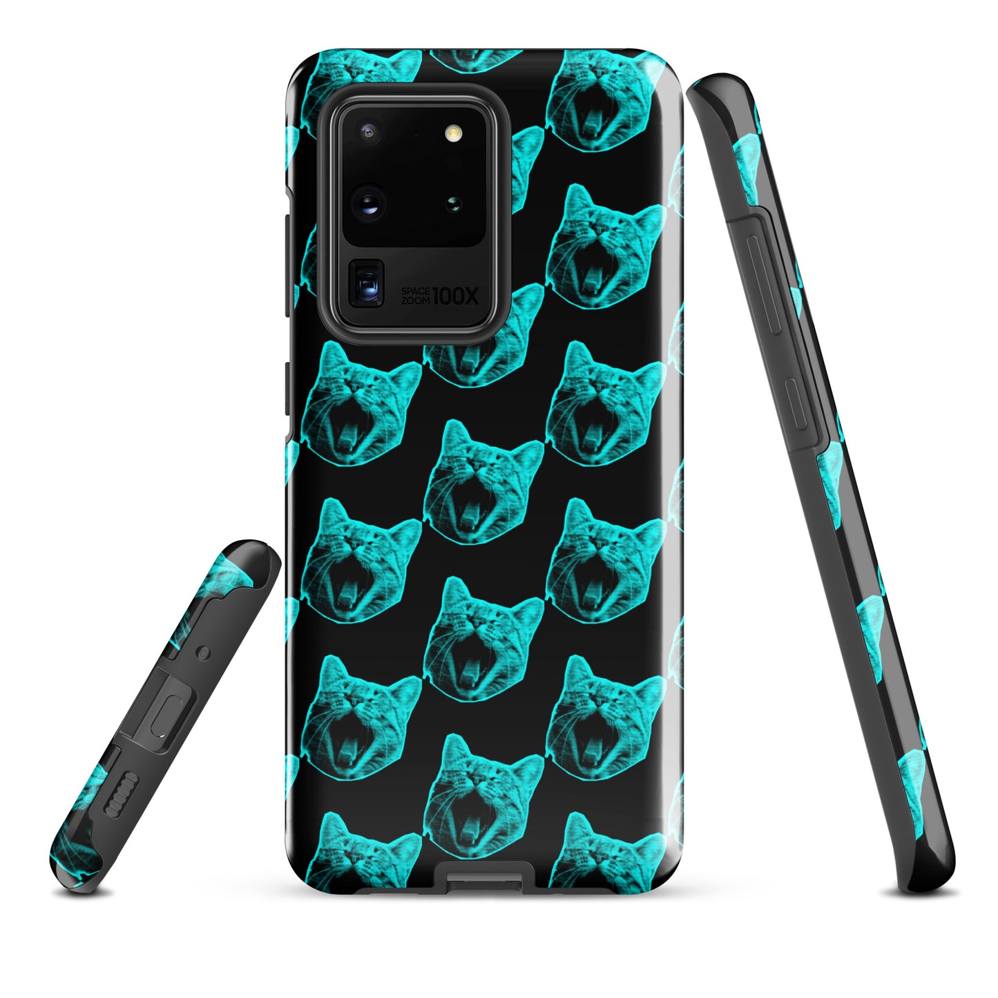 ELECTRIC BLUE CAT TOUGH CASE FOR Samsung®