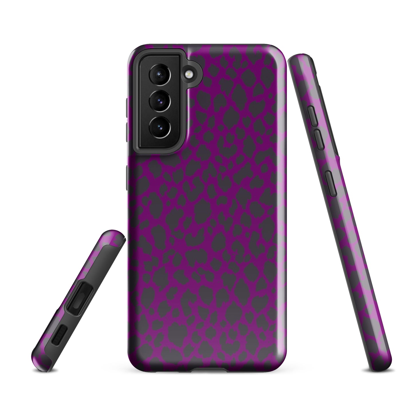 PURPLE LEOPARD TOUGH CASE FOR Samsung®