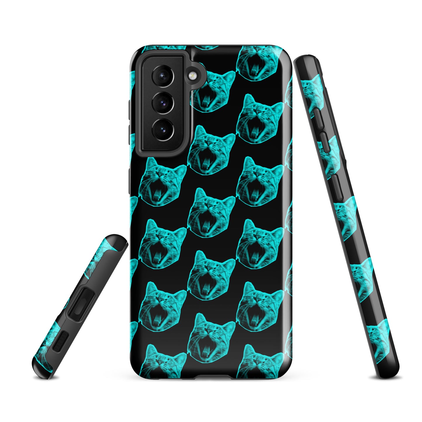 ELECTRIC BLUE CAT TOUGH CASE FOR Samsung®