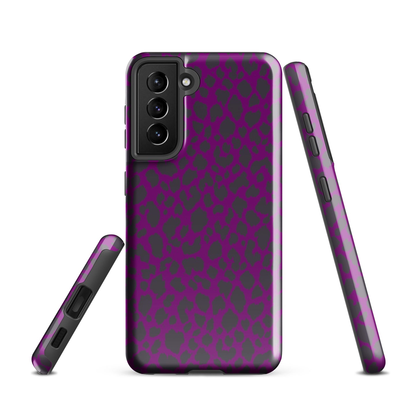 PURPLE LEOPARD TOUGH CASE FOR Samsung®