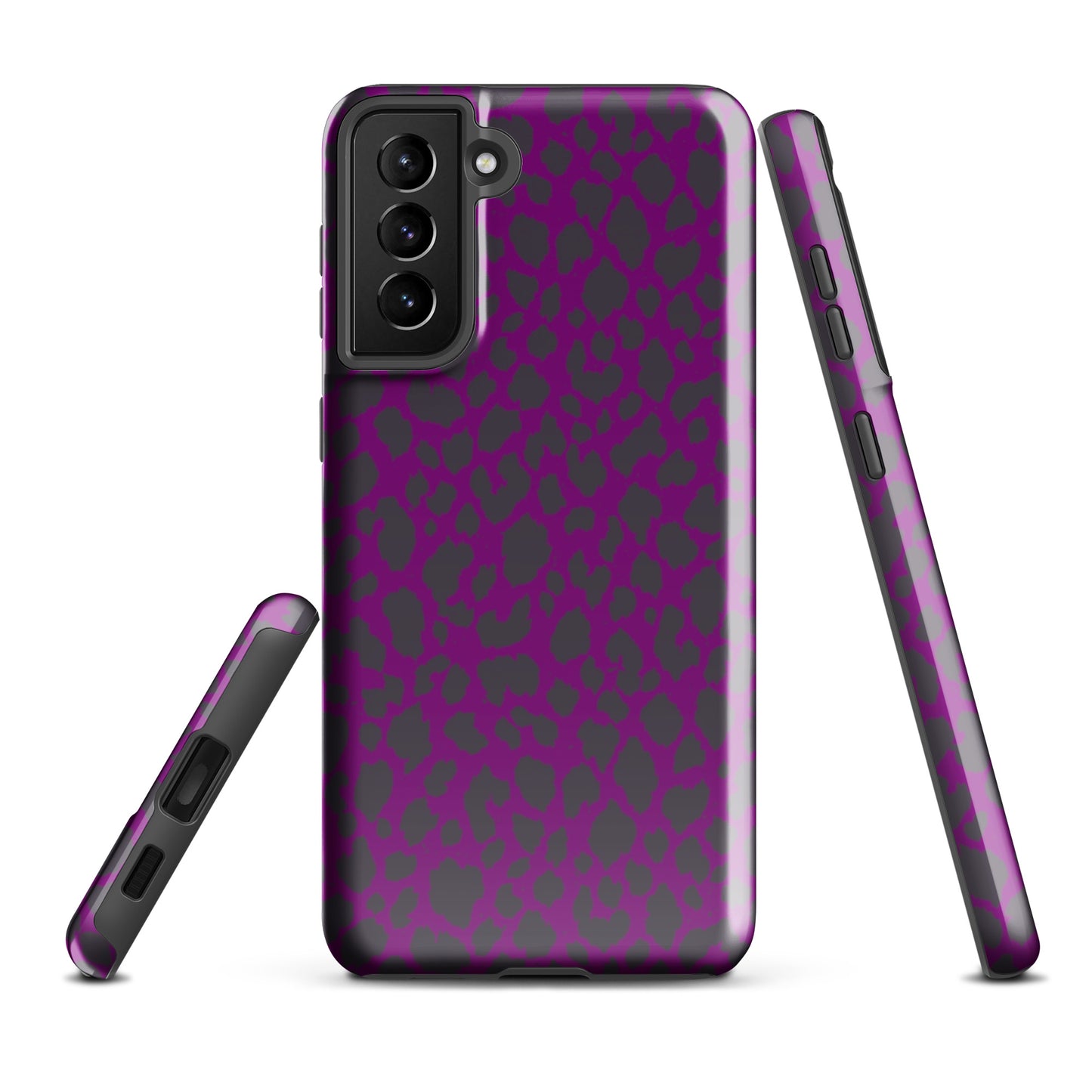 PURPLE LEOPARD TOUGH CASE FOR Samsung®