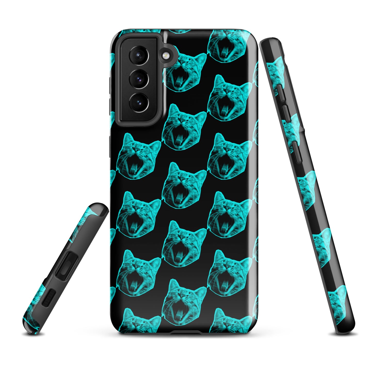 ELECTRIC BLUE CAT TOUGH CASE FOR Samsung®