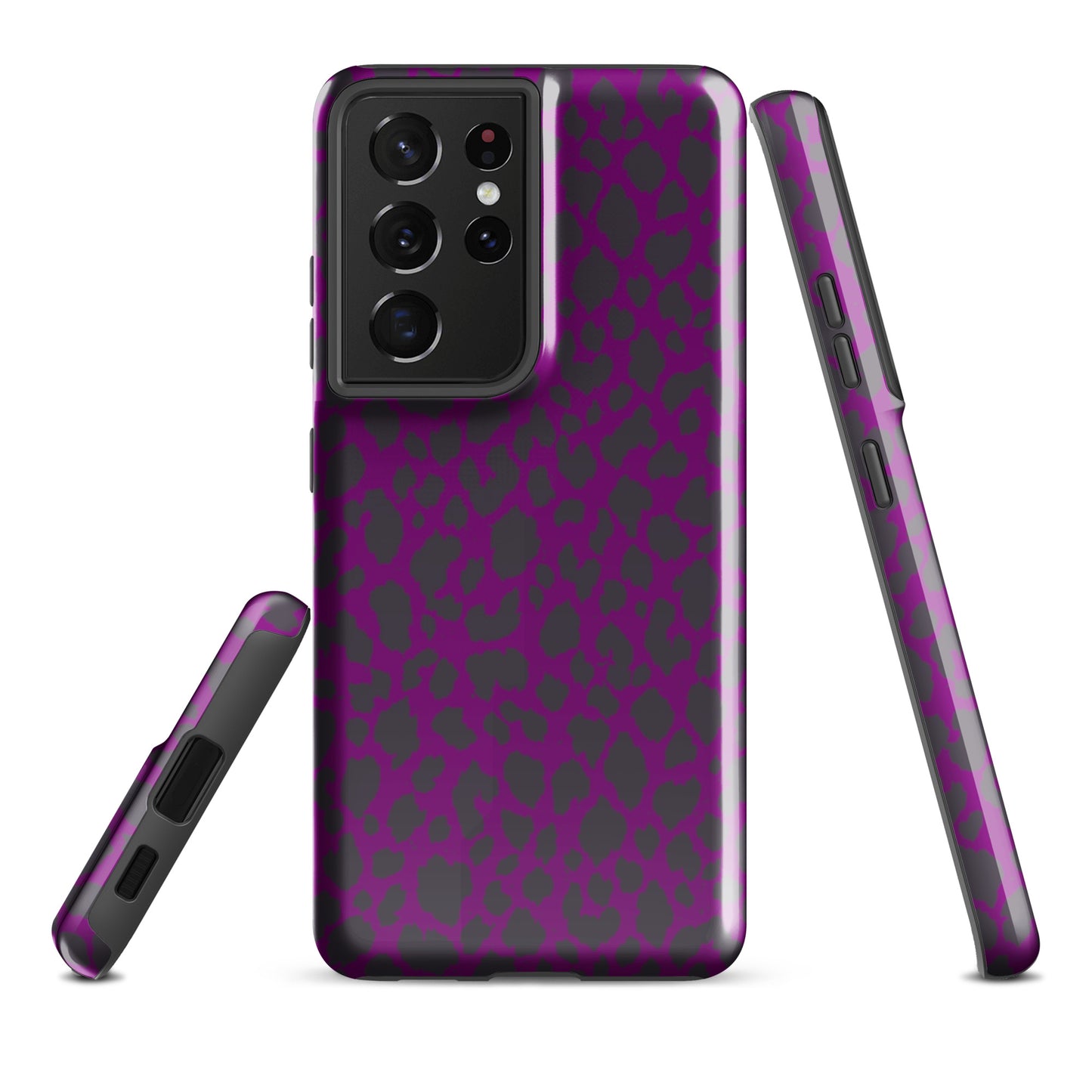 PURPLE LEOPARD TOUGH CASE FOR Samsung®