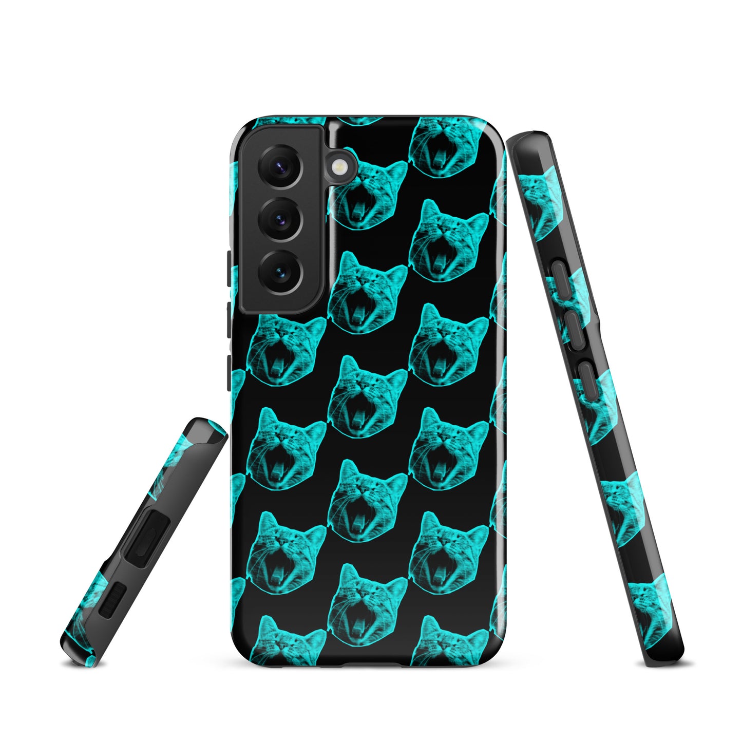 ELECTRIC BLUE CAT TOUGH CASE FOR Samsung®