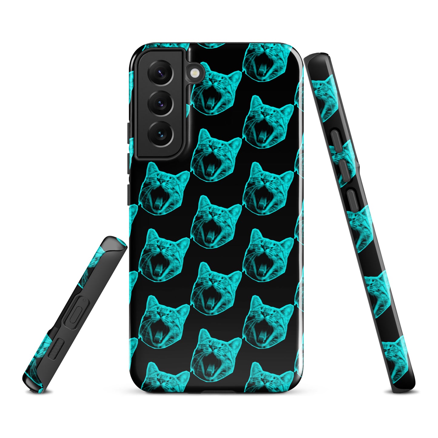 ELECTRIC BLUE CAT TOUGH CASE FOR Samsung®