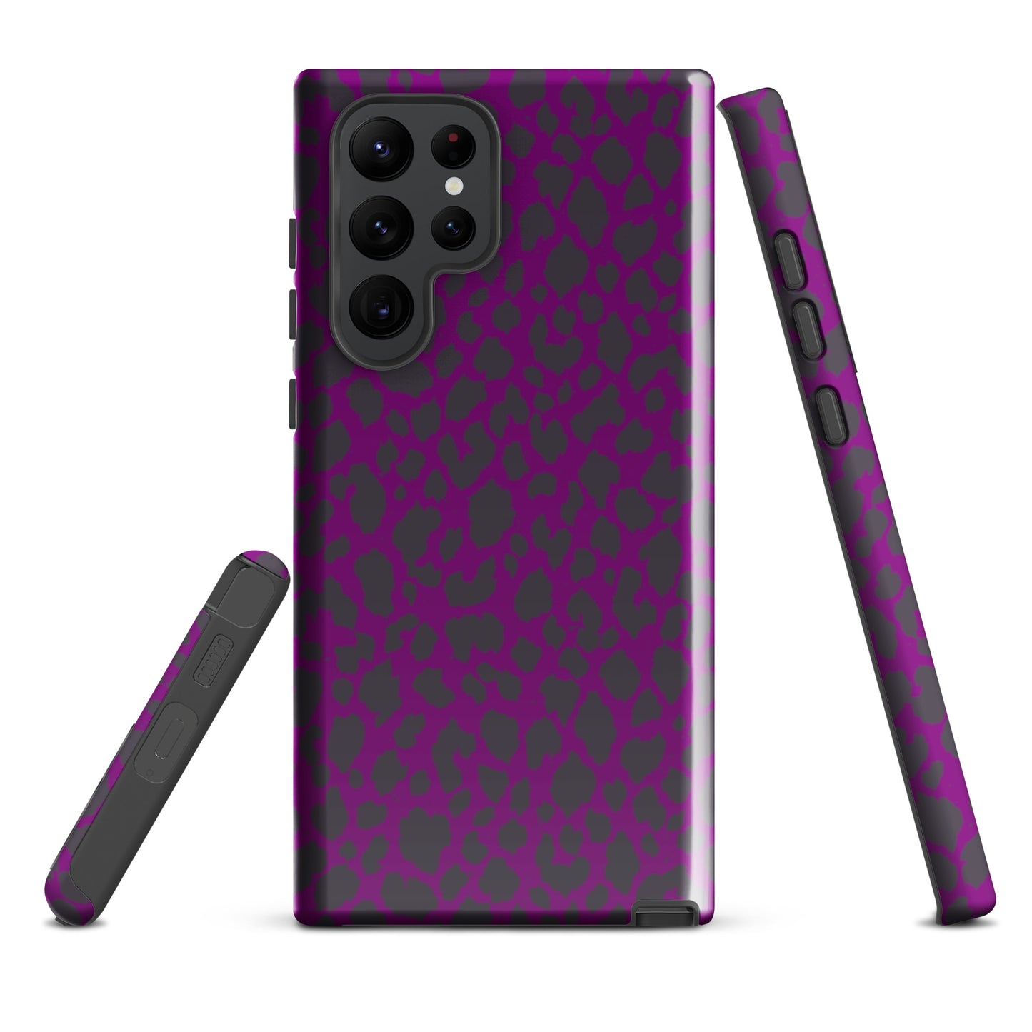 PURPLE LEOPARD TOUGH CASE FOR Samsung®