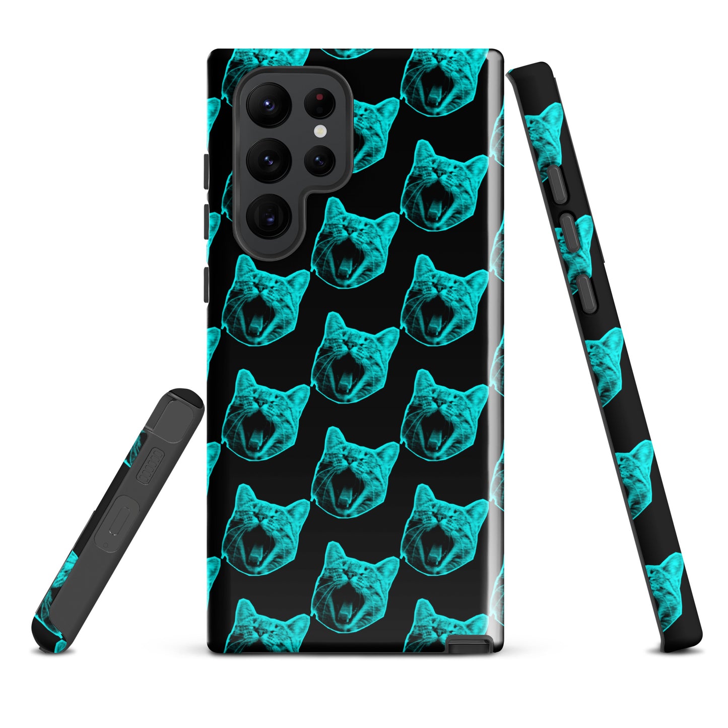 ELECTRIC BLUE CAT TOUGH CASE FOR Samsung®
