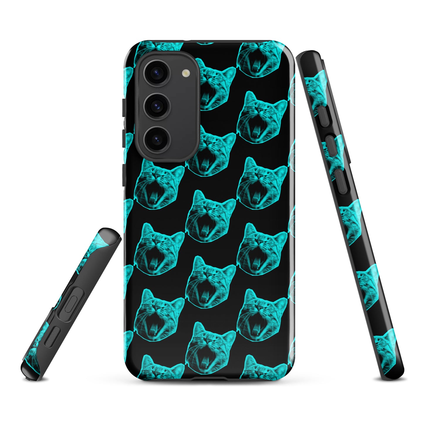 ELECTRIC BLUE CAT TOUGH CASE FOR Samsung®