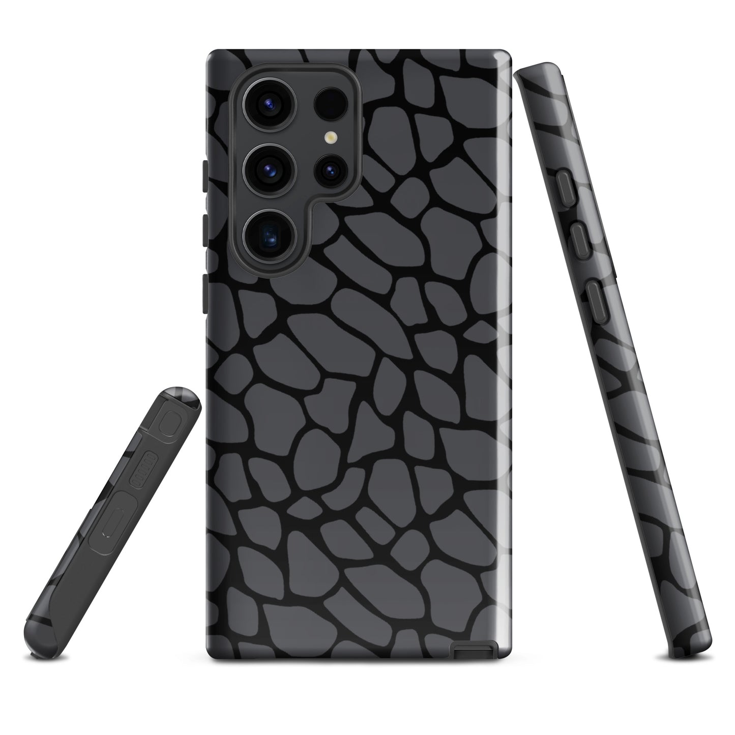 GRAY SNAKESKIN TOUGH CASE FOR Samsung®