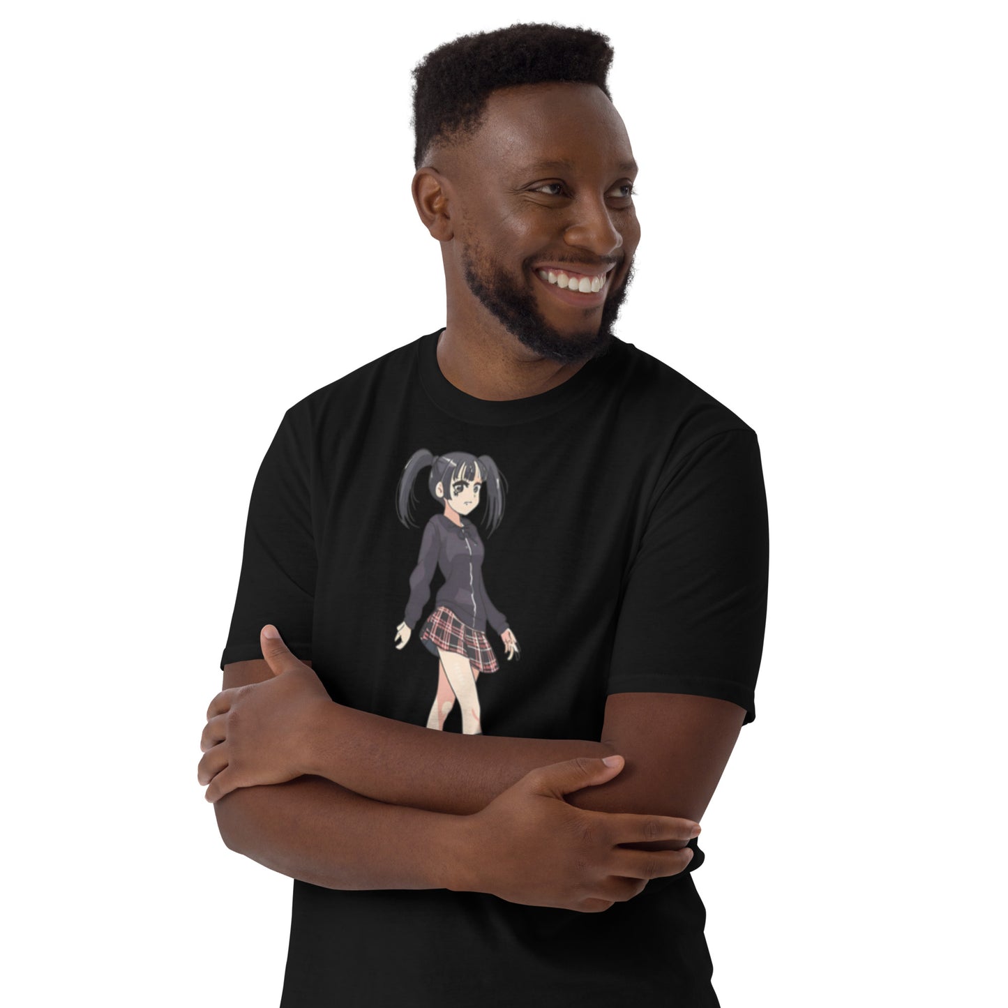 ANIME GOTH GIRL SHORT SLEEVE UNISEX TEE