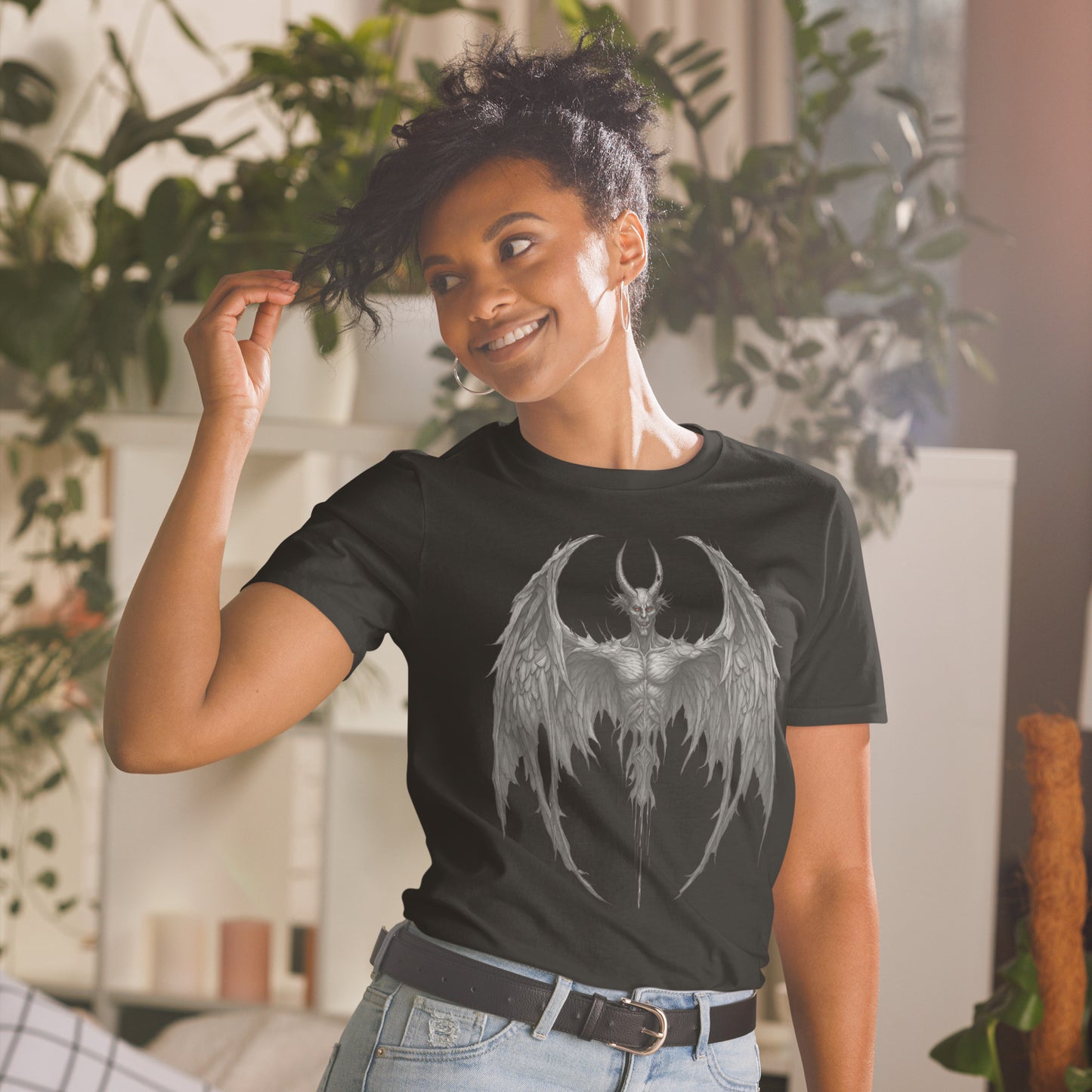 WINGED DEMON UNISEX SHORT SLEEVE TEE