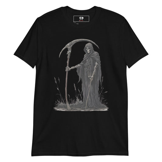 DEATH COMES UNISEX SHORT SLEEVE TEE