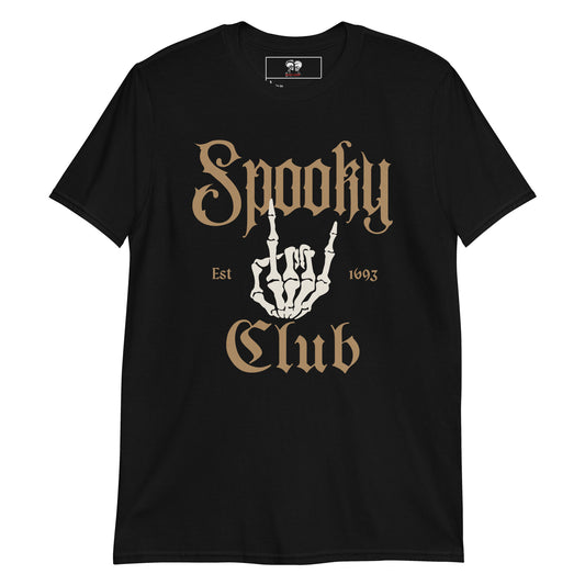 SPOOKY CLUB SHORT SLEEVE UNISEX TEE