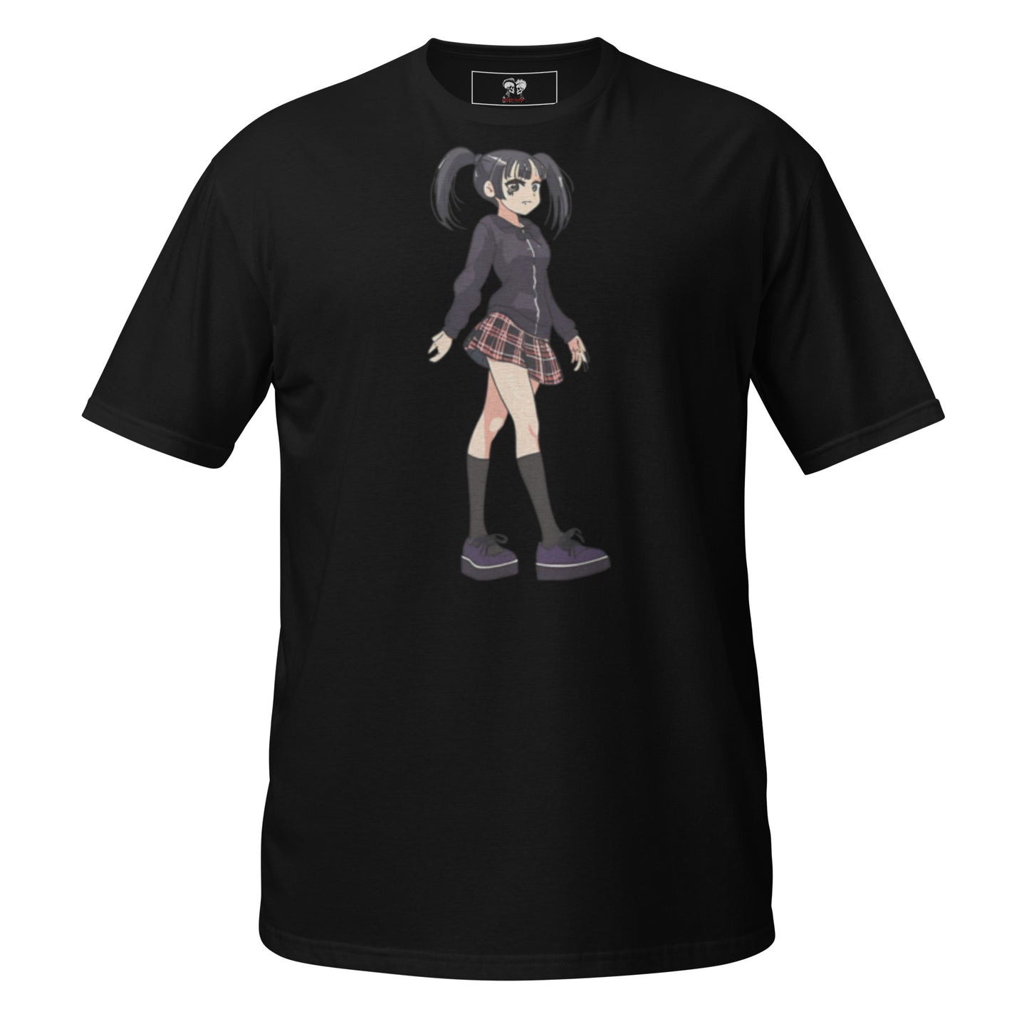 ANIME GOTH GIRL SHORT SLEEVE UNISEX TEE