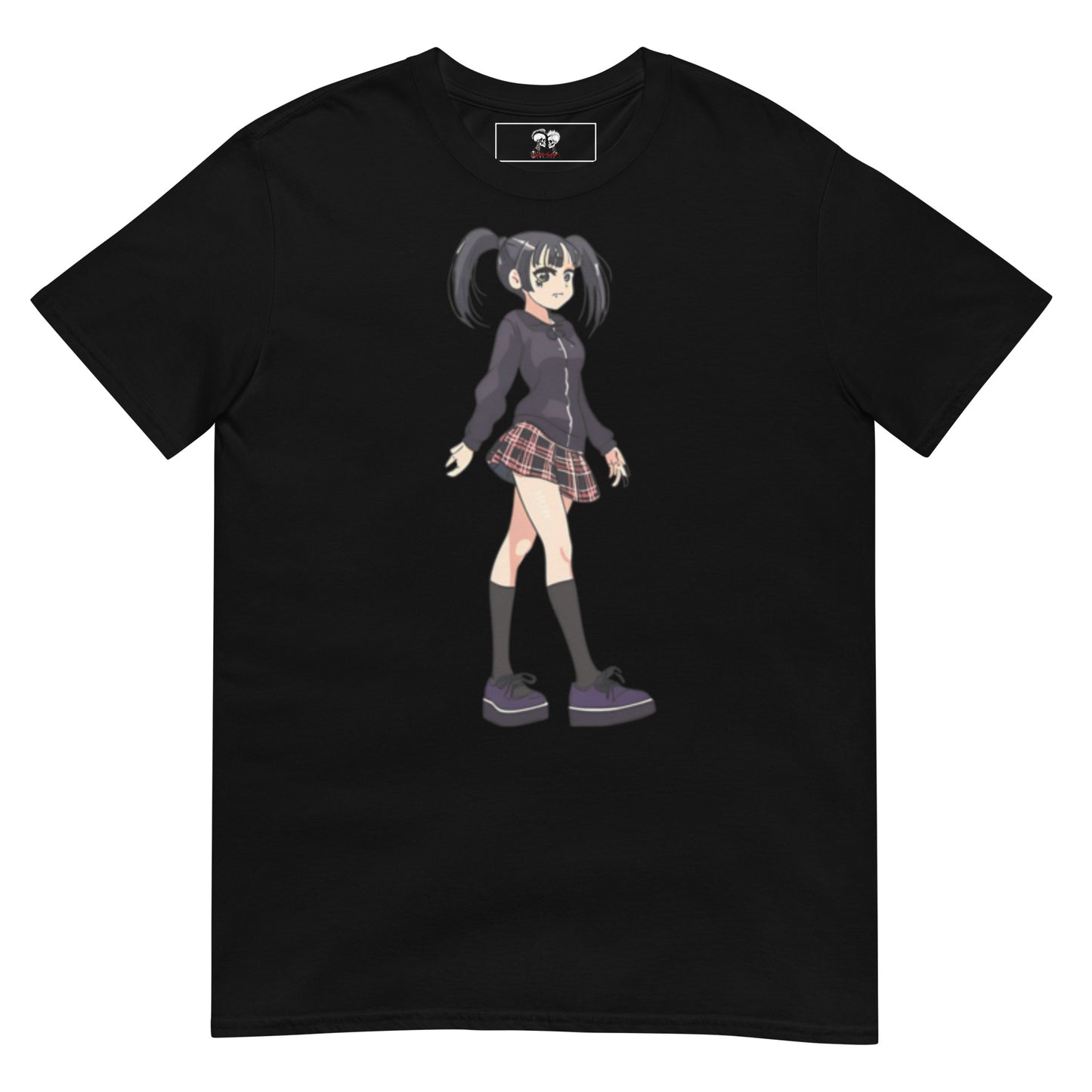 ANIME GOTH GIRL SHORT SLEEVE UNISEX TEE